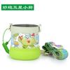 Taza de oso serie divertida, accesorios originales, taza termo doble para bebidas, tapa original a prueba de fugas, taza con pajita, venta al por mayor