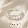 Pulsera de campana de plata ajustable y sencilla para danza Miaojiang, pulsera de campana versátil de estilo étnico con bordes ampliamente abiertos para mujer