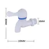 Torneira de Plástico para Máquina de Lavar Roupa Externa 4 Minutos 6 Minutos Doméstica PVC Engenharia Fabricante de Torneira Doméstica Atacado