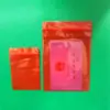 Bolsa roja autosellante bolsa de sellado festivo para bodas bolsa de hueso de PE engrosada bolsa de sellado bolsa de sellado translúcida bolsa de plástico de color