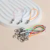 Cadena para Teléfono Móvil Colorida Lanyard Joyería Hecha a Mano DIY Hebilla de Cangrejo Cuerda para Colgar Juguete Llavero de Muñeca Accesorios