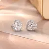 Brincos de Zircônia Moissanita de Alta Qualidade, Design Exclusivo, Exquisitos e Versáteis, Brincos Elegantes, Moda de Luxo Leve Brincos S925