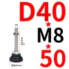 Aço Inoxidável 304 Copo de Pé Fixo de Nylon Parafuso de Chão Almofada de Pé Ajustável Suporte de Copo de Pé Ajustável Pé M6 M10-M24