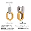 Pendientes de Acero de Titanio Elegantes y Discretos, Lujo Ligero y Sensación de Alta Gama, Versátiles para el Día a Día, Acero Inoxidable Resistente al Desgaste, Joyería Transfronteriza para Mujer