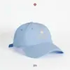 Boné de Baseball Estilo Coreano de Verão Bordado com Letras Color Block Secagem Rápida para Homens com Circunferência Craniana Grande, Boné de Bico de Pato Afina-Rosto para Mulheres, Proteção Solar e Respirável