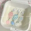 Llavero de Taiyaki de Resina con Colgante de Estrella, Lindo Dibujo Animado, Accesorio para Bolsa para Niñas, Mejores Amigas y Parejas