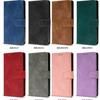 Adecuado para iPhone16 Funda de Cuero S24 Sensación de Piel Borde de Doble Pliegue Billetera para Tarjetas Funda Protectora Google 9Pro Color Sólido Esmerilado