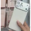 Película Traseira de Couro Integral para Apple 15 Pro Max 13 14 16 Pro Max Transforma Instantaneamente em Película Traseira de Metal 17