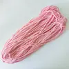 Corda Colorida Trançada 5mm Poliéster Cordão Tecido à Mão Corda de Cintura Corda de Chapéu Cordão