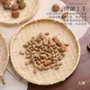 Criba de bambú con borde de alambre de cobre, criba plana de bambú con agujeros, aventador redondo de bambú, productos de bambú tejidos a mano para el hogar, criba de bambú.
