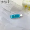 Pasador de Acetato a Cuadros de Color Puro Personalizado de Fábrica Pasador para Cabello Roto Flequillo Pasador de Cabello Pinza Lateral Pinza de Pato Accesorios para el Cabello Tocado para Mujeres