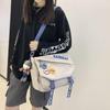 Fábrica atacado casual bolsa de ombro ferramenta vento cor carta estudante mensageiro bolsa maré legal bolsa de ombro masculina e feminina