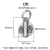 Plata de ley s925 lindo elefante jirafa pez con forma de colgante pez koi elefante ciervo amuleto Accesorios de plata para abalorios DIY
