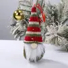 Decoração de Natal Nova Transfronteiriça Conjunto de Pingentes de Boneco Magnético Sem Rosto para Feriados Pingente de Gnomo Velho Ímã de Geladeira
