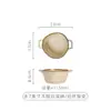 Conjunto vintage de tigela de arroz e prato com esmalte de forno estilo japonês, louça de cerâmica para uso doméstico, incluindo tigelas, pratos, tigelas de sopa, tigelas para macarrão e pratos de servir