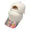 Boné de Baseball de Algodão Puro com Correspondência de Cores Transfronteiriça, Bordado, Estampado, Liso, Chapéu Trucker, Chapéu Casual para Férias de Homens e Mulheres