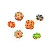 Abaco Tradicional Dorado con Colgante de Carpa de Abanico Accesorios para Pulsera Cadena de Collar Joyería Hecha a Mano Materiales