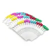 Placas de Aguja en Forma de Abanico al por Mayor 18, Agujas de Plástico con Perlas en Forma de Corazón, Decoración de Posicionamiento para Ropa, Agujas Rectas de 55 mm, Suministro del Fabricante
