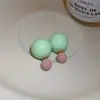 Pendientes de Borla Flor Rosa Super Hada Aguja de Plata Moda Versátiles Elegantes Elegantes Lujo Ligero Gama Alta Accesorios para Orejas para Mujeres