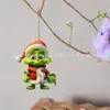 Pendente para Carro de Bebê Grinch Desenho Animado Novo Produto Transfronteiriço Decoração de Árvore de Natal Decoração de Casa