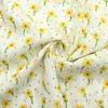 Camisa de Vestir Infantil de Tela de Gasa con Estampado Floral Rayado, Tejido Ligero y Transpirable para Primavera/Verano, 1Yc69514