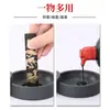 Venta al por mayor del fabricante Piedra de entintar con tapa 3 pulgadas 8 pulgadas Caja de grafito crudo natural Famosa piedra de entintar china Piedra de entintar en espiral Piedra de entintar Xie Cubeta de tinta