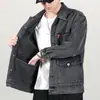 Chaqueta de Mezclilla para Hombre Tallas Grandes, Chaqueta Oversize para Hombre, Ropa Holgada de Moda para Hombre Tallas Grandes para Estudiantes