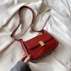 Bolso Rojo Vintage Bolso Nupcial Bolso de Hombro para Mujer 2022 Otoño e Invierno Nuevo Bolso Bandolera Versátil Bolso Cuadrado Pequeño