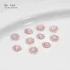 Componente Base Flor Hueca Chapado en Oro de 18 Quilates Material Hecho a Mano DIY Joyería Pulsera de Cuentas Pulsera Base Espaciador de Perla de Oro Blanco