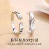 Nuevo producto anillo de garra de gato para pareja al por mayor anillo de pareja para hombre y mujer joyería artesanal de esmalte joyería