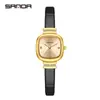 Reloj de Cuarzo SANDA AliExpress Explosivo para Mujer Cuadrado de Diamante Compacto Casual Moda Todo Terreno
