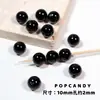 Cuentas Redondas de Colores Accesorios para Joyería DIY Cuentas Sueltas Hechas a Mano Arcoíris Color Completo Crema 10mm Accesorios para Pulseras Collares Cuentas