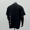 Nova camiseta casual masculina de manga curta, top de verão versátil para meninos, top da moda