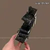 Pinza para el pelo retro para la parte trasera de la cabeza, linda, adecuada para quienes tienen poco pelo, pinza banana con forma de lazo, da un look sofisticado, peinado semi-recogido, pinza para el pelo con forma de corazón, accesorio para el pelo