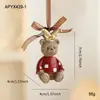 Nuevo Colgante Pintado de Resina Decoración de Árbol de Navidad Campana Tridimensional Colorida Colgante de Dibujos Animados Americanos Listo para la Venta