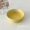 Tigela de Iogurte com Manchas de Tinta, Tigela Grande de Cerâmica Estilo Ins para Café da Manhã em Casa, Tigela de Salada de Frutas de Alta Estética, Tigela para Aveia