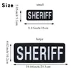 Velcro Transfronteiriço Grande Inglês Pessoal de Segurança Bordado Adesivo de Pano Logo Traseiro Decoração Emblema Patch Transfronteiriço