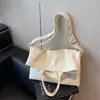 Bolso tote grande de mujer transfronterizo, nuevo bolso de moda versátil para el verano 2026, adecuado para clases, bolso de hombro y cruzado