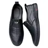Nuevos Mocasines de Piel Suave para Hombre de Primavera, Zapatos de Piel sin Cordones Casuales de Negocios para Hombre, Artículo Popular de Tendencia en Tiktok