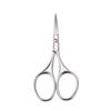 Tijeras de Acero Inoxidable de Punta Redonda para Recortar Cejas, Barba y Vello Nasal, Espejo Cruzado, Venta Caliente, Traje de Tijeras para Barba de 3.0 de Grosor