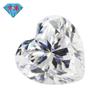 Huagang Gem Diamante Moissanita Diamante Desnudo Forma de Corazón Anillos con Forma de Corazón de Amor Importado de EE. UU. Moissanita Piedra Desnuda Color D Wholesale