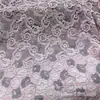 Tela de encaje fina para base Sexy Falda de encaje elástico negra Tela de encaje Tela de encaje