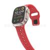 Adequado para Série 9/10/Ultra2 da Apple Pulseira de Silicone com Fivela Reversa de Malha Pulseira Esportiva Apple para iWatch
