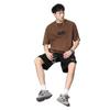 Camiseta de manga corta de verano para hombre de Guochao High Street con estampado de gran tamaño, holgada, de media manga, de algodón puro, de marca de moda