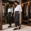 Diario 2025 Otoño/Invierno Nuevos Mocasines Versátiles Planos para Mujer con Lazo Zapatos Casuales Adelgazantes con Pelo
