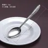 Cuchara de acero inoxidable 201 no magnética para el hogar, niños, sopa, comer, cantina, restaurante, cuchara para sopa, mango largo, cuchara de encaje