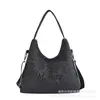Bolso tote de hombro retro estilo coreano para mujer de alta calidad, nueva colección de otoño 2026, elegante y de gran capacidad para estudiantes y personas que van al trabajo