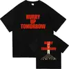 Estação Independente the Weeknd Apresse-se Amanhã Camiseta 2025 Álbum Masculino Feminino Roupa