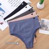 Ropa interior cómoda para mujer transfronteriza y respetuosa con la piel 2025 primavera alto valor de color cintura sólida calzones ligeros transpirables al por mayor