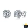 Pendientes de Plata de Ley S925 con Moissanita, Estilo Europeo y Americano, Pendientes de Lujo de Gama Alta Que No Se Desvanecen, Disponibles Exclusivamente para Transmisiones en Vivo